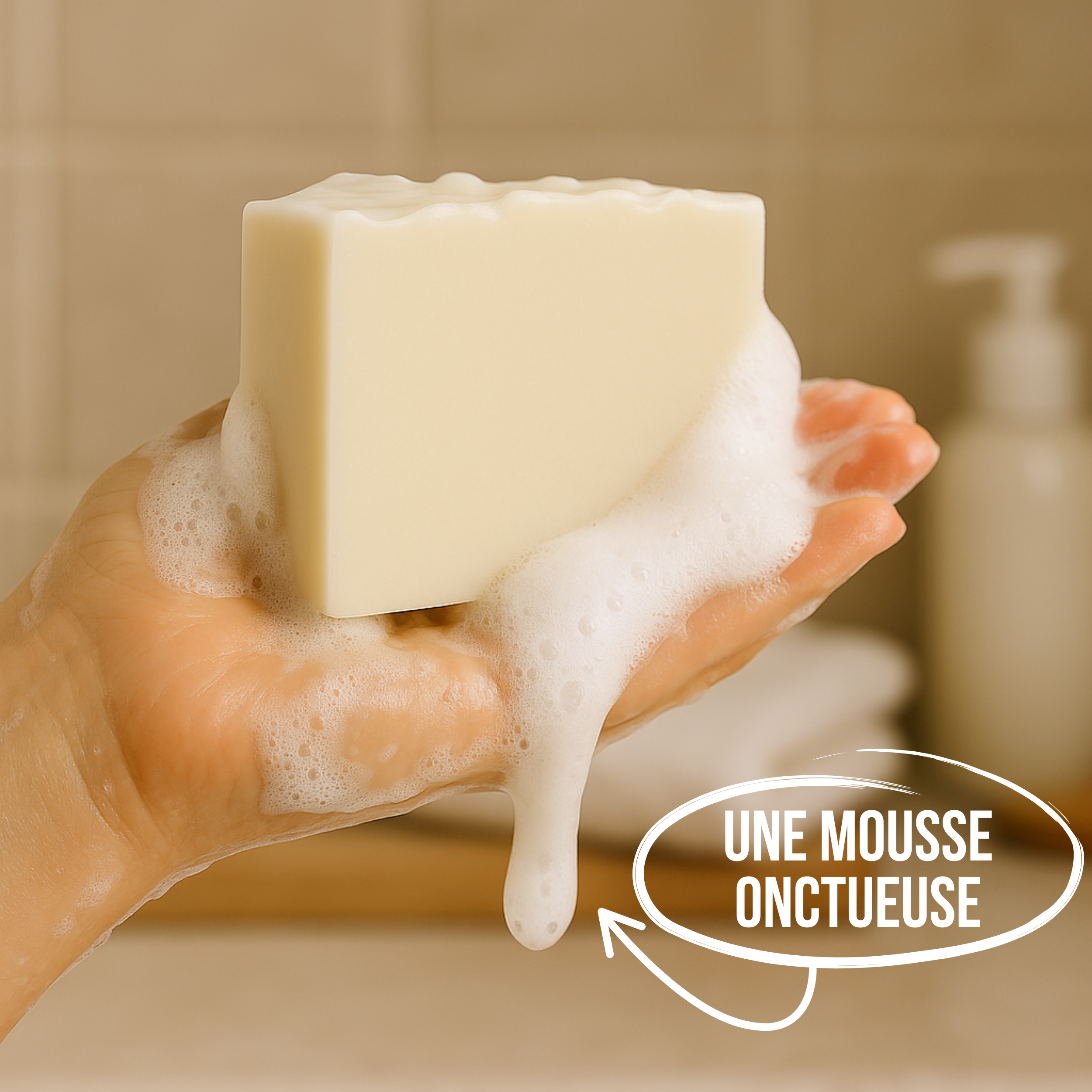 SAVON ARTISANAL AU LAIT DE RIZ - L'ÉCLAT AU NATUREL