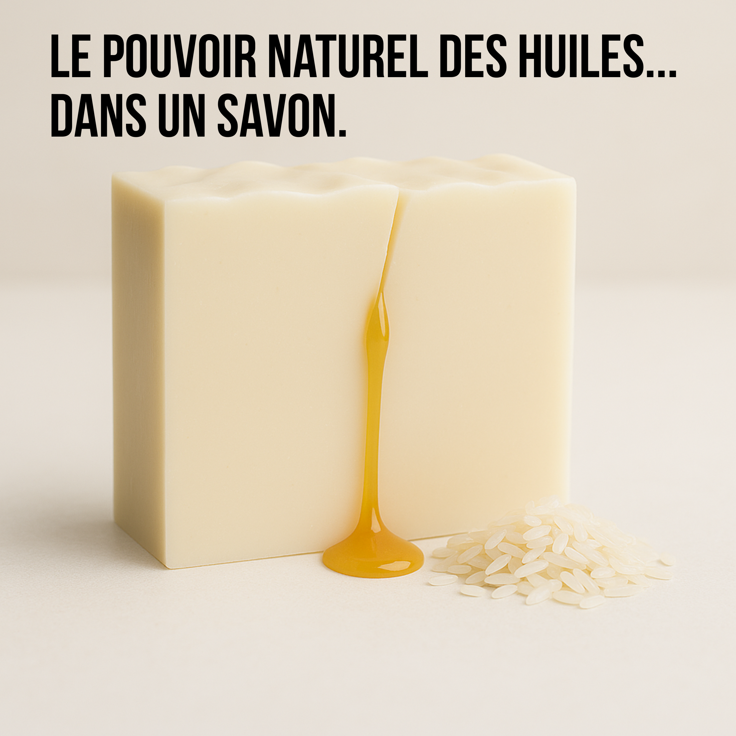 SAVON ARTISANAL AU LAIT DE RIZ - L'ÉCLAT AU NATUREL