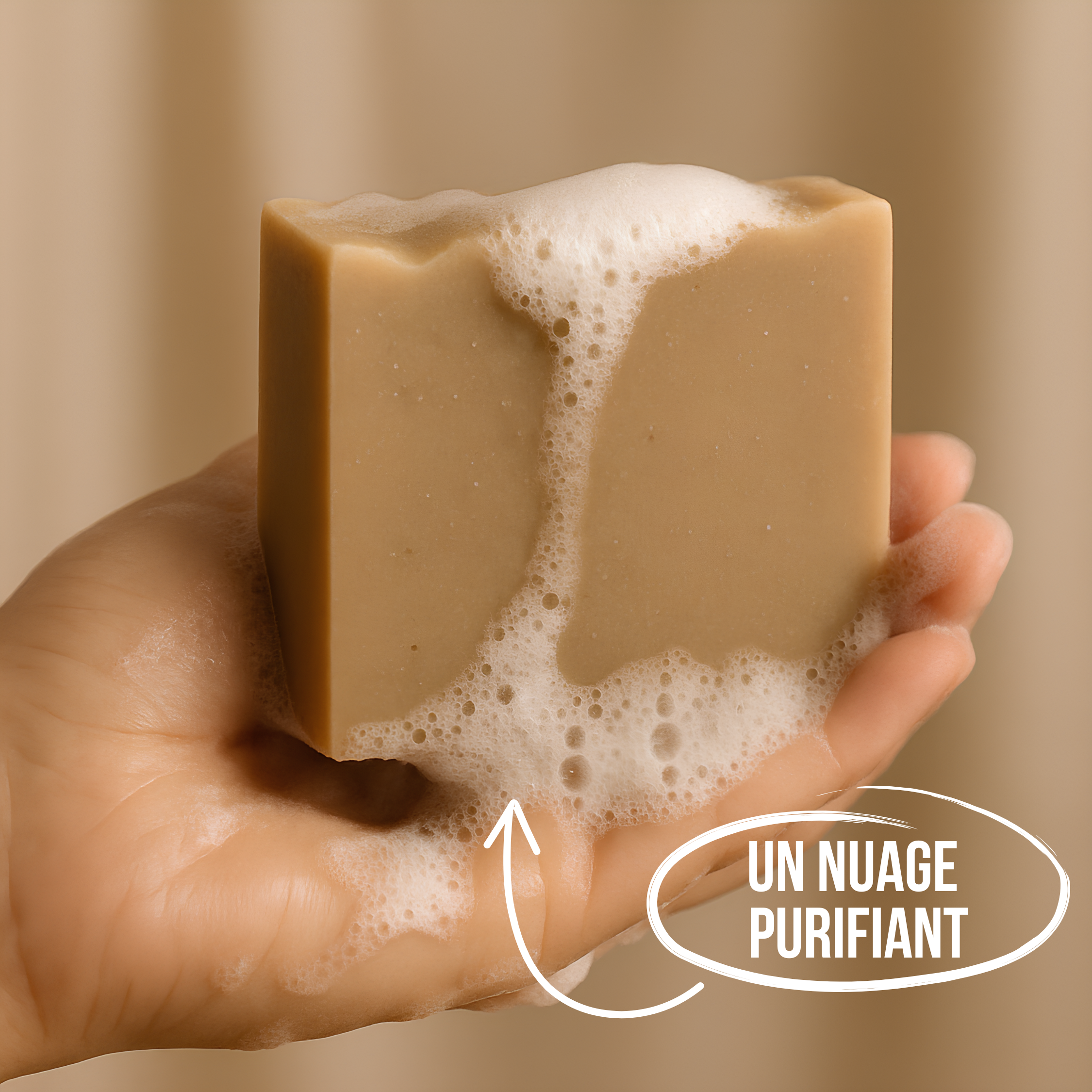 SAVON ARTISANAL AU SOUFRE - PEAUX GRASSES ET IMPERFECTIONS