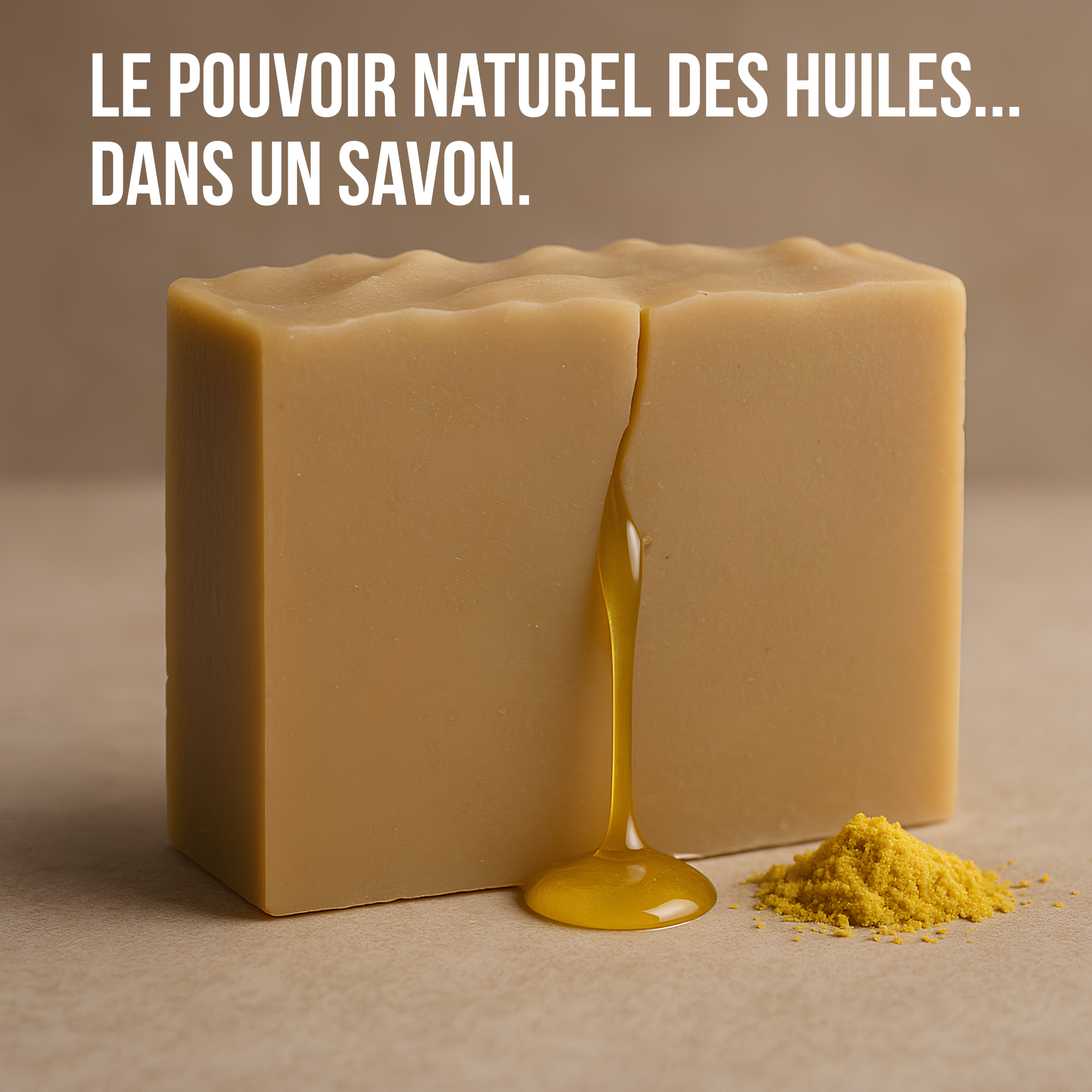 SAVON ARTISANAL AU SOUFRE - PEAUX GRASSES ET IMPERFECTIONS